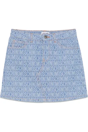 Moschino Jupe à logo en jacquard
