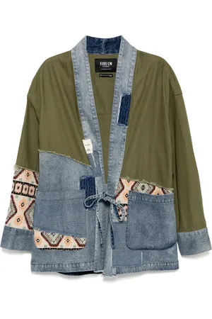 FIVE CM Veste en jean à manches longues