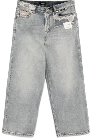 FIVE CM Jean à design patchwork