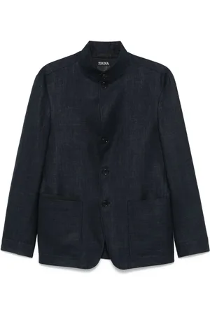 Ermenegildo Zegna Veste en tissu flammé