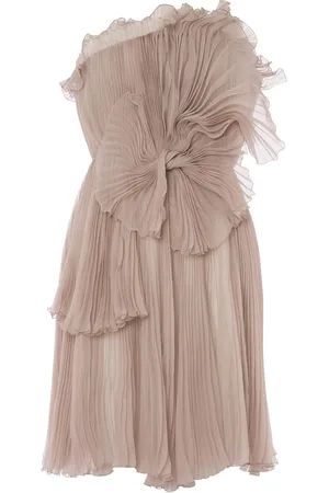 Alberta Ferretti Robe courte à design plissé