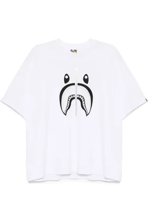 A Bathing Ape T-shirt à imprimé requin