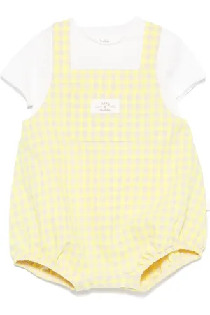 TEDDY & MINOU Ensemble body-salopette à carreaux vichy