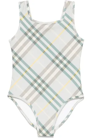 Burberry Maillot de bain à carreaux