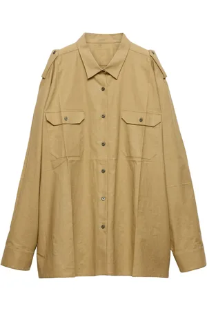 Prada Chemise en coton à coupe oversize