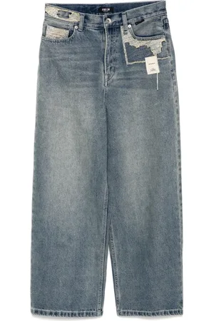 FIVE CM Jean à design patchwork