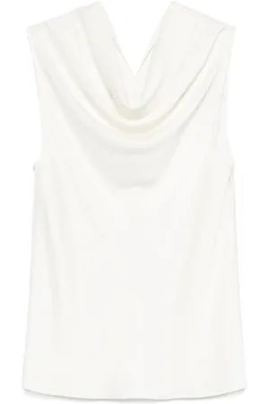 Serafini Blouse à col montant