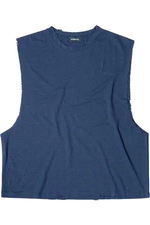 Mainless T-shirt sans manches à coupe oversize