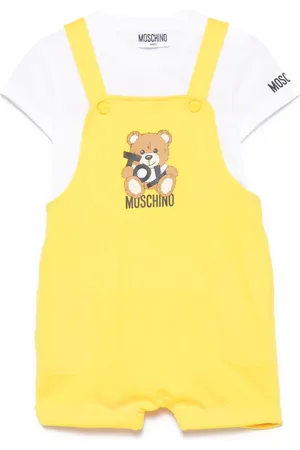 Moschino Ensemble-salopette à motif Teddy Bear