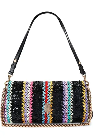Kurt Geiger Lonvg sac porté épaule Kensington en jean
