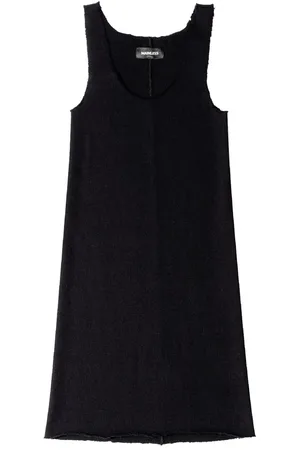 Mainless Robe courte en maille nervurée