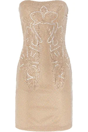 GENNY Robe courte à ornements en cristal