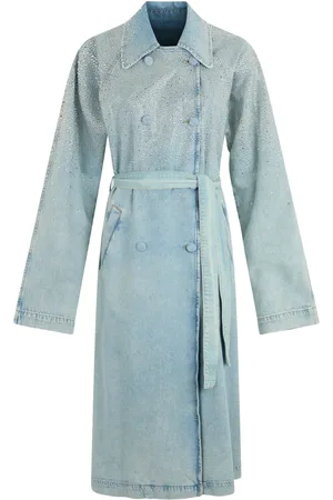 Liu Jo Trench en jean orné de strass
