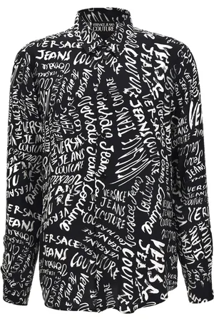 VERSACE Chemise à imprimé graphique