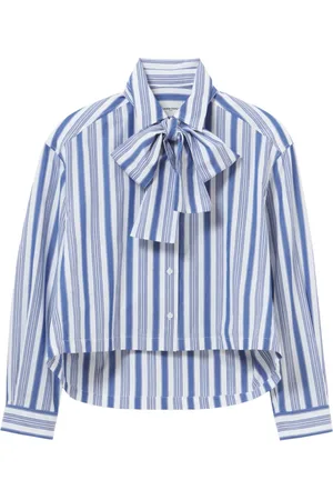 Claudie Pierlot Chemise rayée à col lavallière