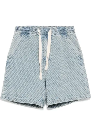 FIVE CM Short en jean à lien de resserrage