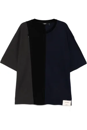 FIVE CM T-shirt à effet patchwork