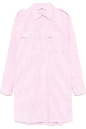 Msgm Robe-chemise en popeline