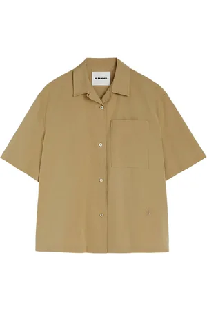 Jil Sander Chemise à manches crop