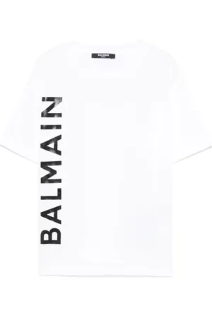 Balmain T-shirt à logo imprimé