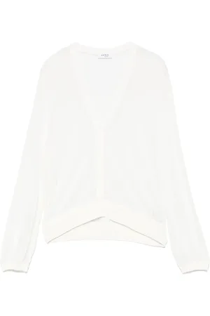 AKRIS Cardigan à effet de transparence
