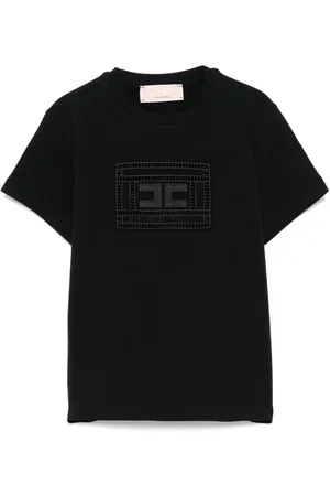 Elisabetta Franchi T-shirt à patch monogramme