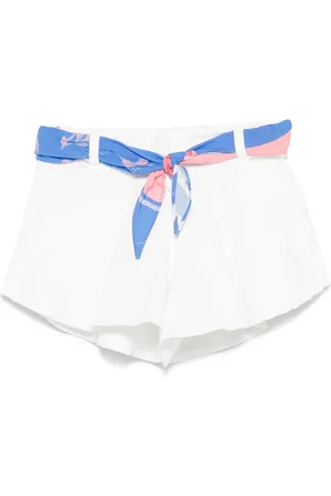Lapin House Short à détail de foulard