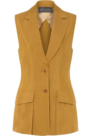 Alberta Ferretti Gilet à simple boutonnage