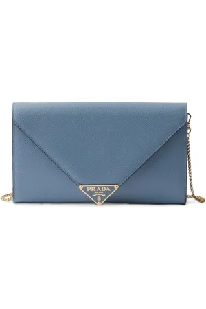 Prada Mini pochette en cuir Saffiano