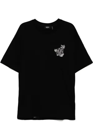 FIVE CM T-shirt à logo brodé