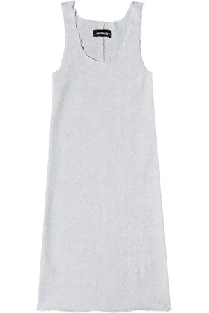 Mainless Robe courte en maille nervurée