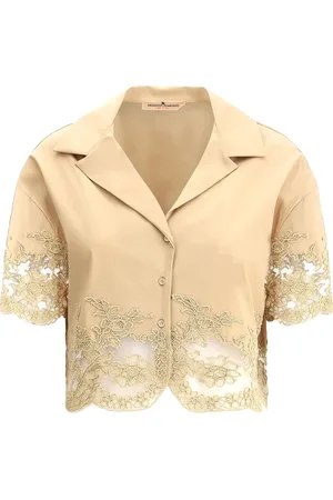 ERMANNO SCERVINO Chemise à empiècement en dentelle
