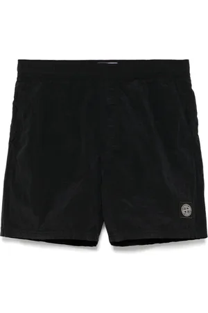 Stone Island Short de sport à logo appliqué