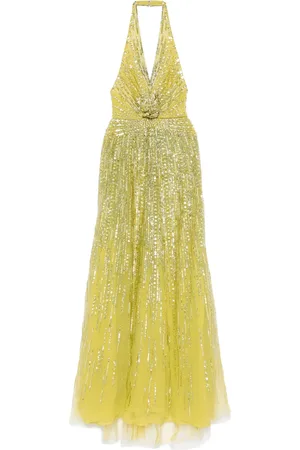 Elie saab Robe longue brodée de sequins