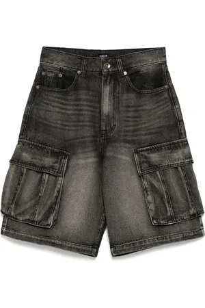 FIVE CM Short en jean à poches cargo