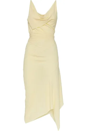 Dsquared2 Robe en coton à coupe mi-longue