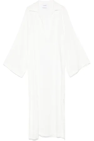 NUDE Robe mi-longue à col v