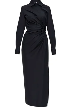Max Mara Robe mi-longue à détails drapés
