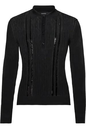 Dsquared2 Polo à sequins brodés