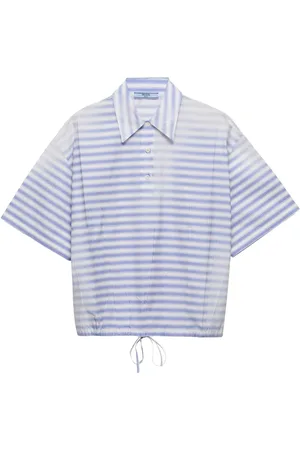 Prada Polo en popeline à rayures