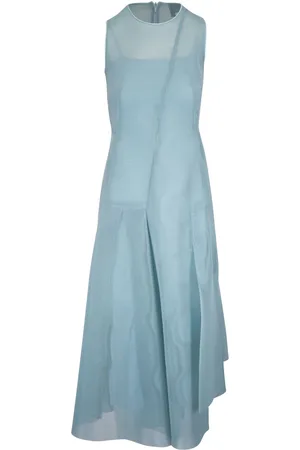 AKRIS Robe mi-longue à design asymétrique