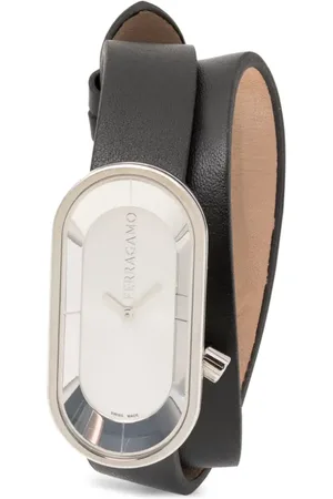 Salvatore Ferragamo Montre à design incurvé