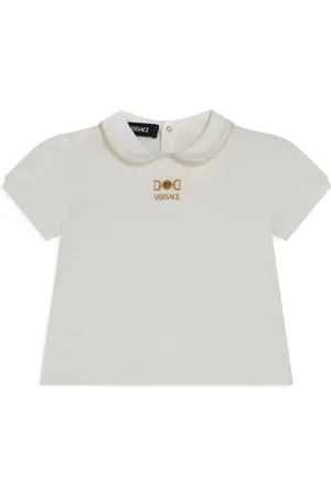 VERSACE T-shirt à logo brodé