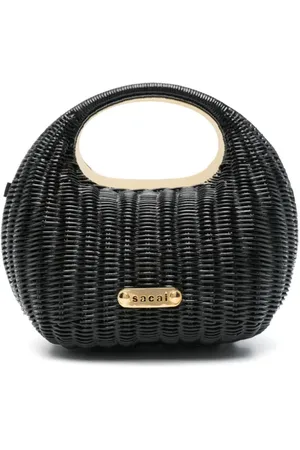 SACAI Mini sac à plaque logo