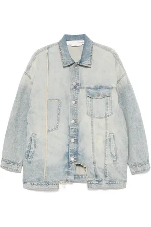 ISABEL BENENATO Veste en jean à effet usé