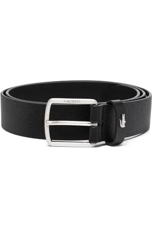 Lacoste Ceinture en cuir à fini grainé