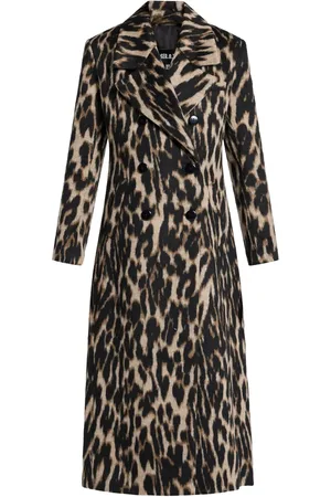 SER.O.YA Manteau à imprimé animalier