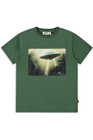 Molo T-shirt en coton biologique à imprimé graphique