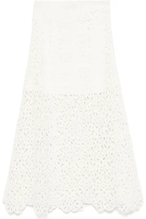 Maje Jupe longue à broderies
