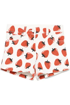 Stella McCartney Short à imprimé Strawberry signature